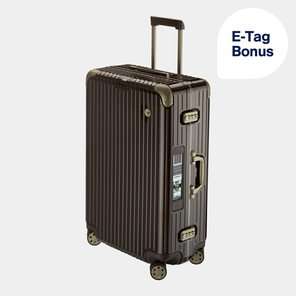 楽天市場】[正規品]送料無料 5年保証付き RIMOWA 86.5L ルフトハンザ