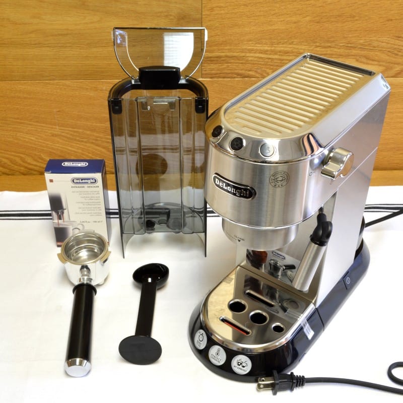 De'Longhi EC680デディカ ジャグとタンパー付き De'Longhi EC680&別