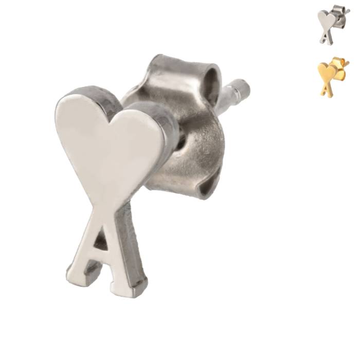 楽天市場】アミ パリス AMI PARIS ピアス AMI DE COEUR 片耳用ピアス