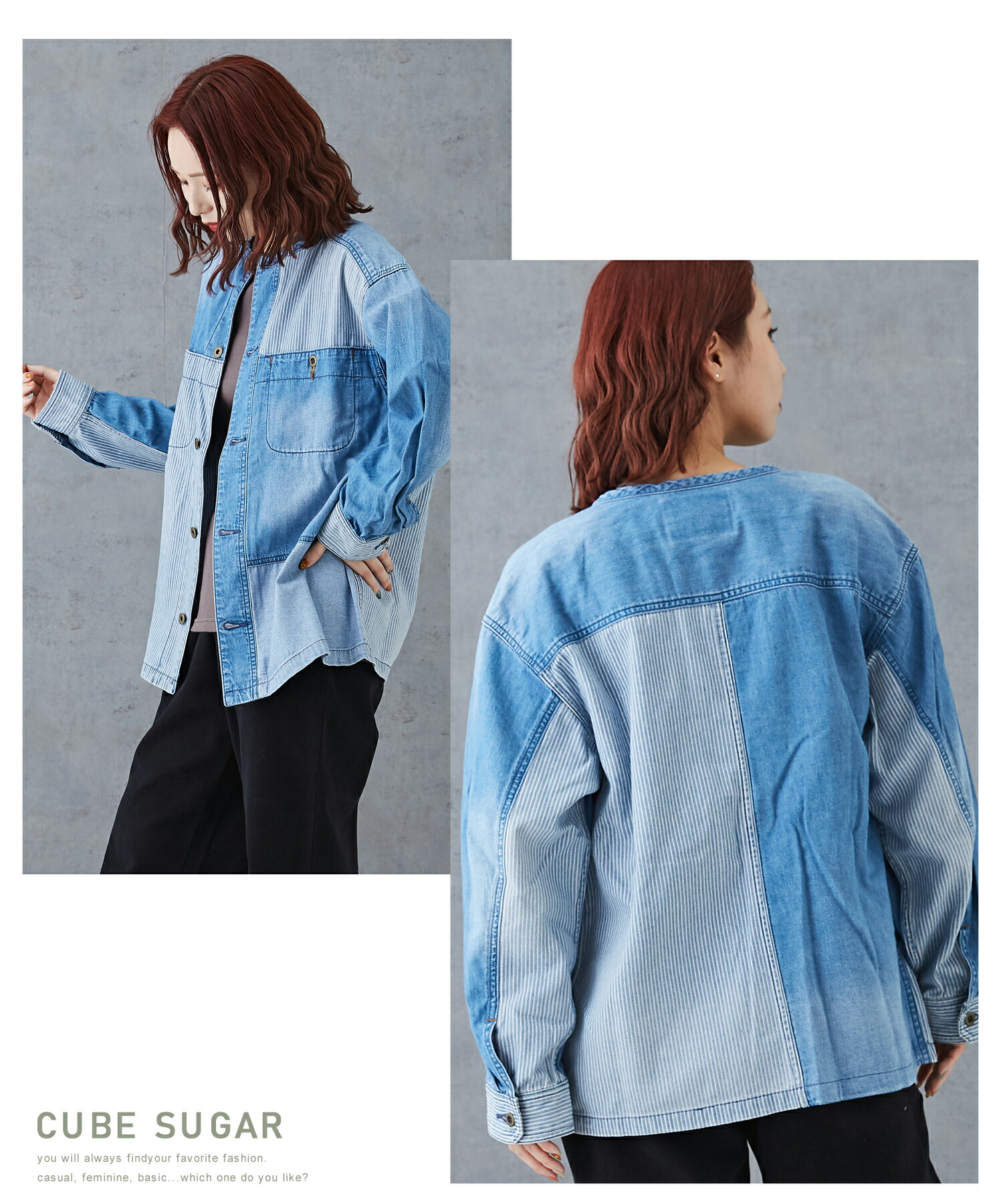 楽天市場】デニムジャケット / 公式 CUBE SUGAR 6.5オンス デニム