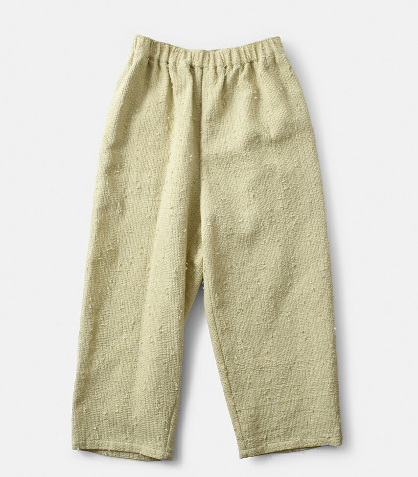 楽天市場】qiri キリ 刺し子 ジャガード ゴム ギャザー パンツ