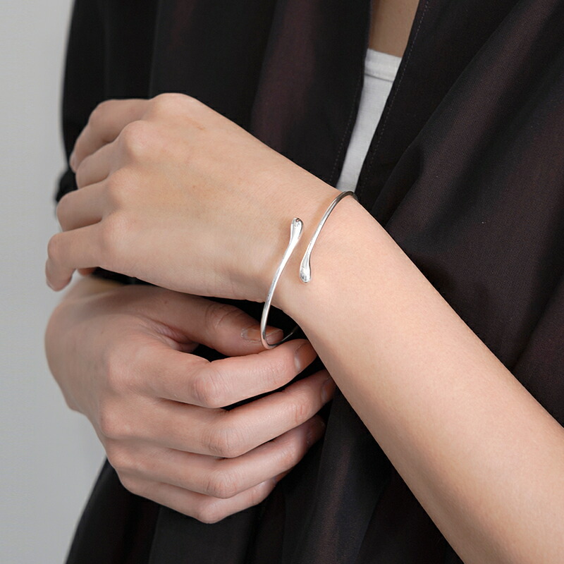 楽天市場】JAMIRAY ジャミレイ ワインディング シルバー バングル