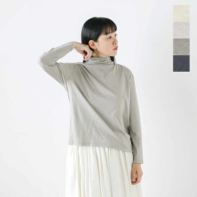 楽天市場】evam eva エヴァムエヴァ タートルネック カットソー プル