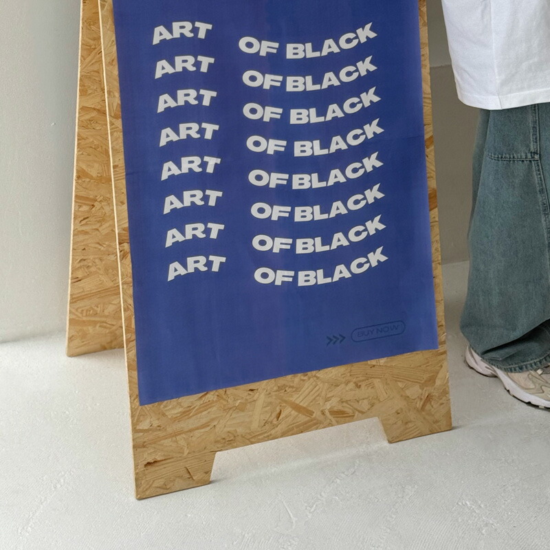 楽天市場】OSB合板 A型 ショップ看板 【ART OF BLACK】 : ART OF BLACK