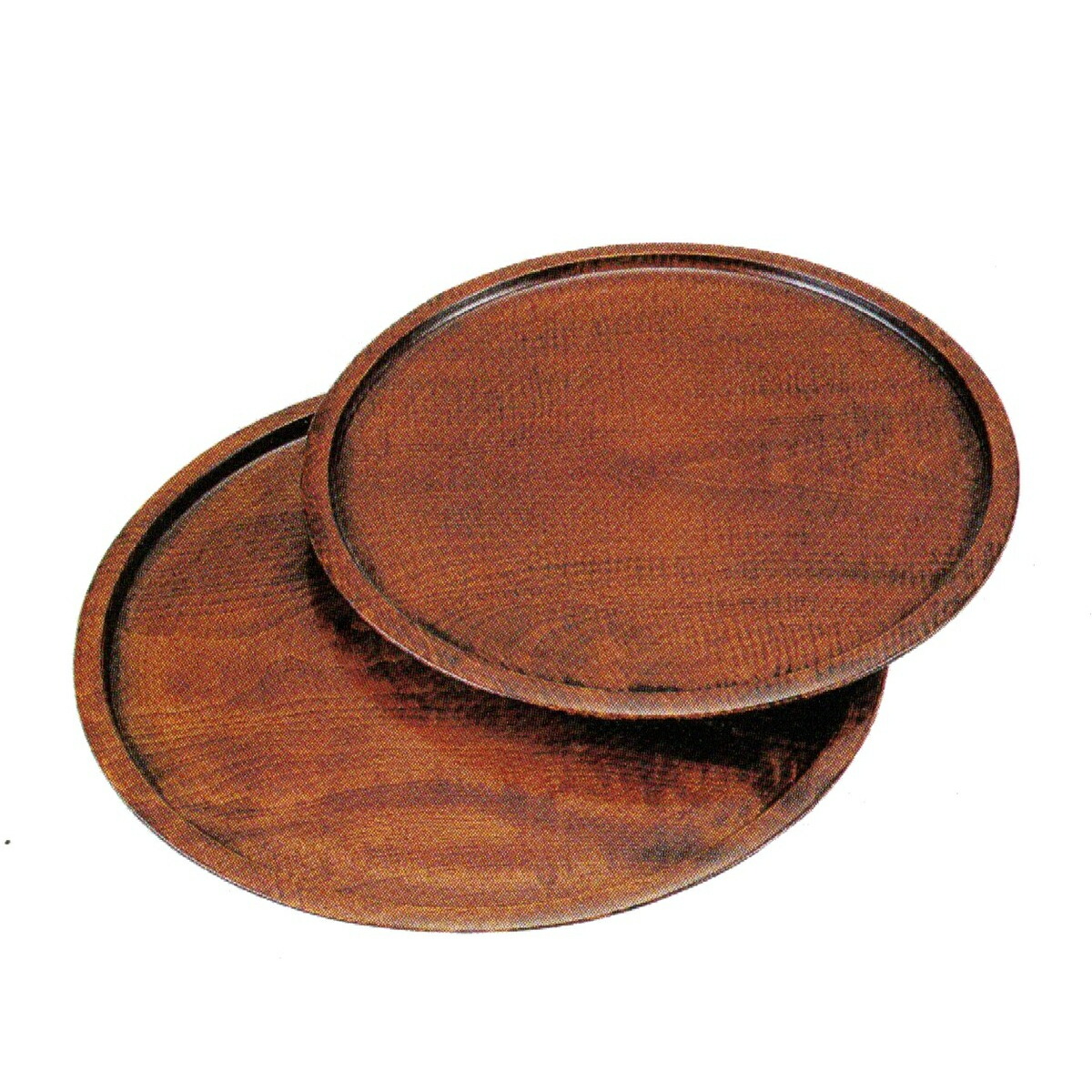 楽天市場】栃 給仕盆 摺漆 丸盆 木製 : 足利屋楽天市場店