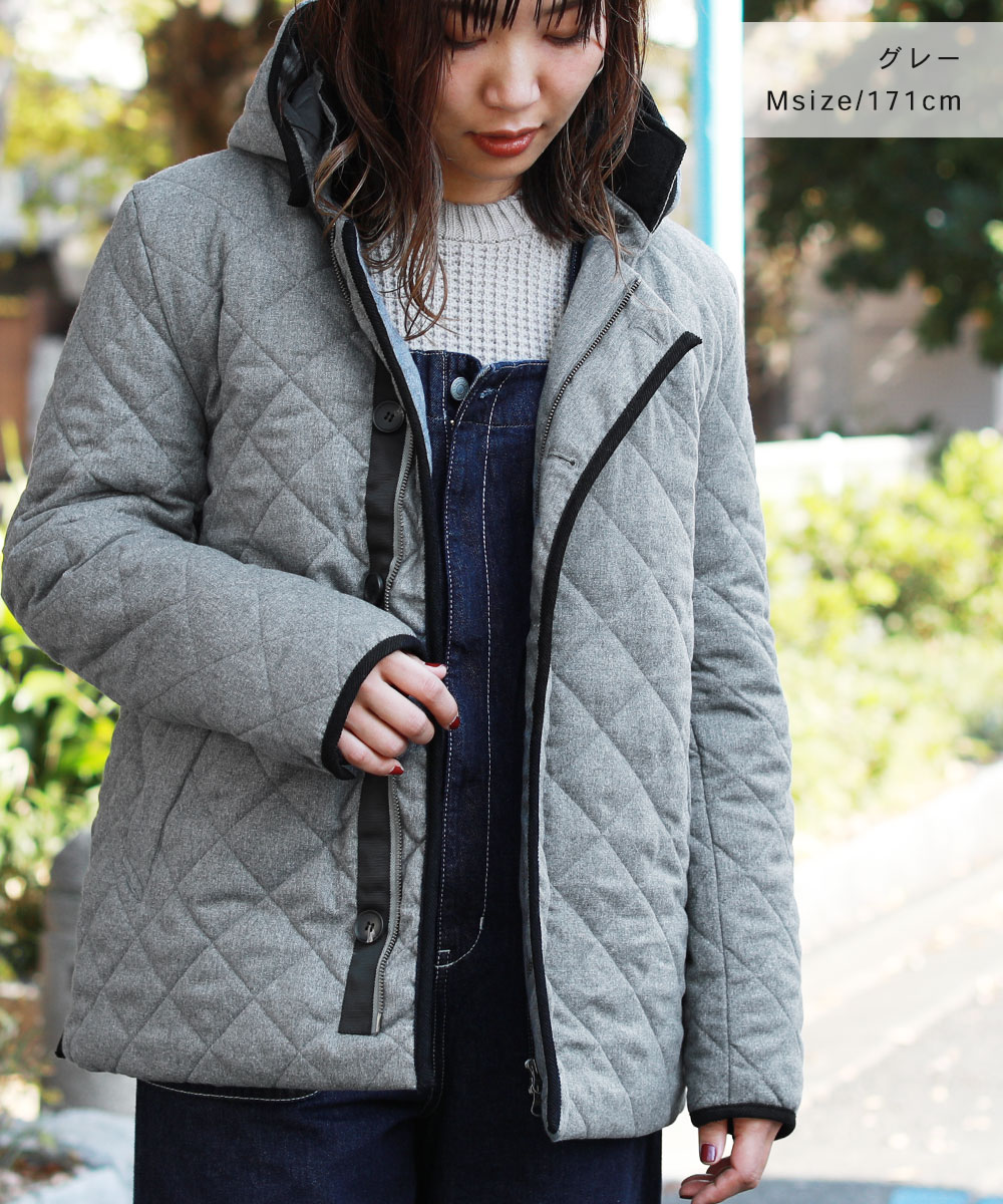 楽天市場】キルティング ジャケット コート レディース ユニセックス