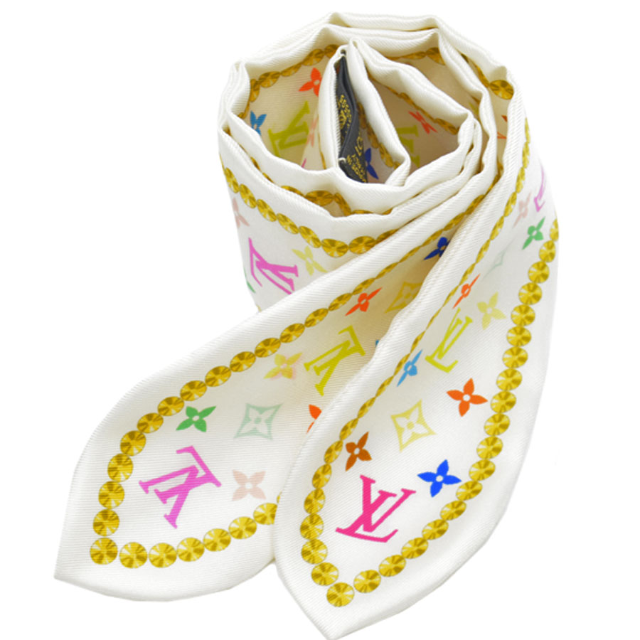 楽天市場】ルイヴィトン Louis Vuitton リボンスカーフ モノグラム