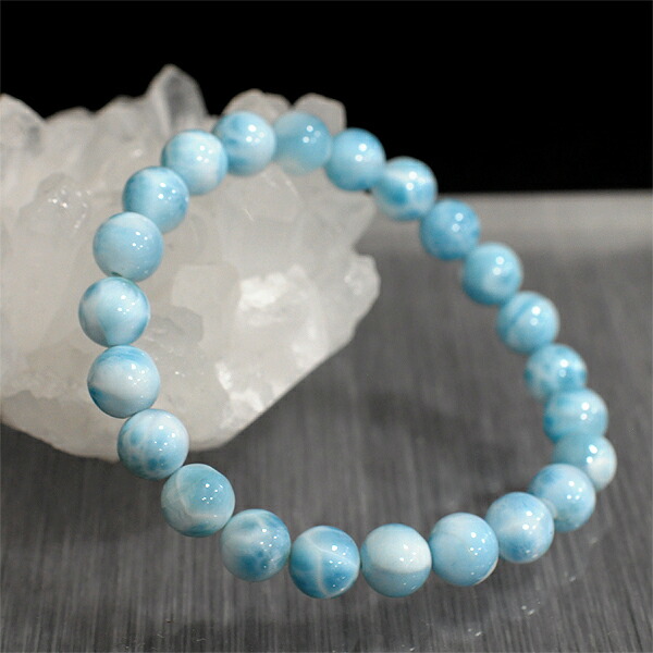 楽天市場】ラリマー(top)ブレスレット 8mm ラリマー ブレスレット