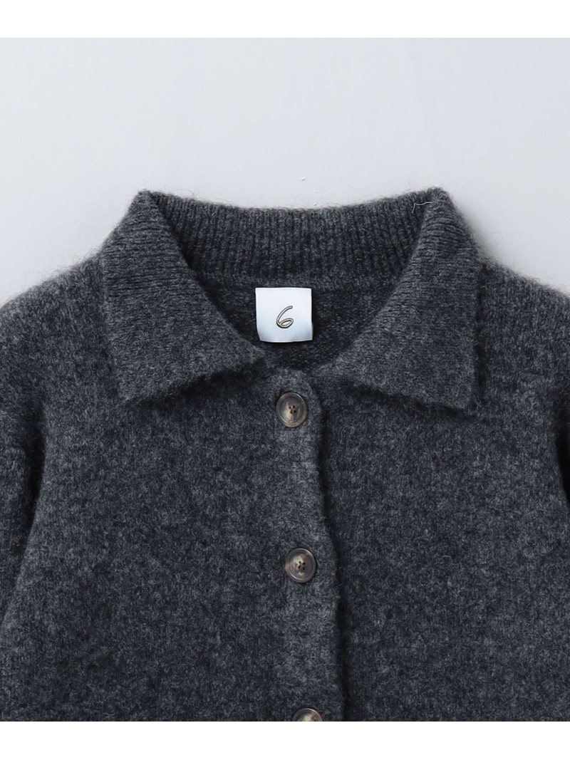 楽天市場】＜6(ROKU) ＞アルパカウール ニット カーディガン 6(ROKU