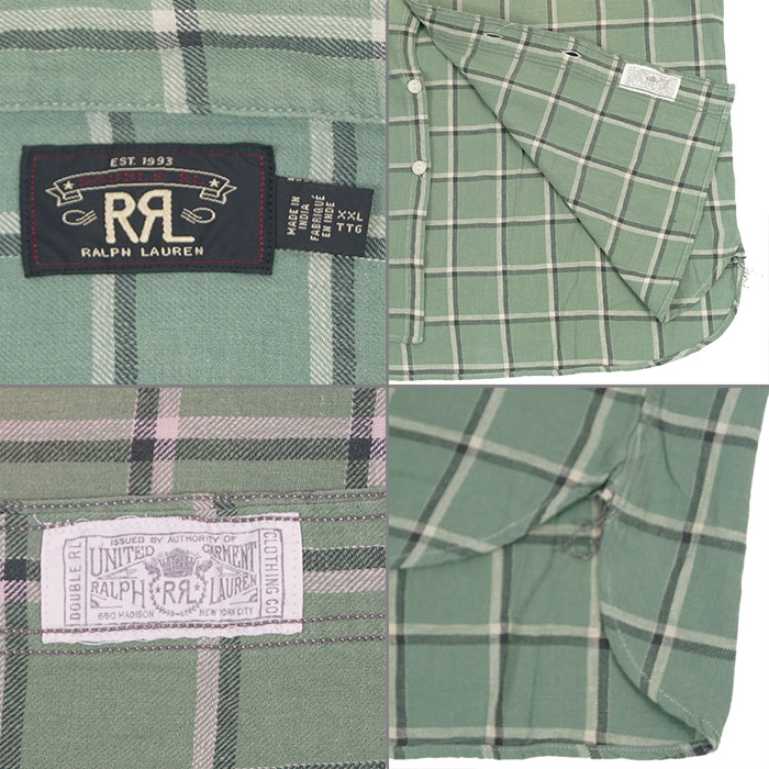 楽天市場】ダブルアールエル RRL ラルフローレン DOUBLE RL チェック