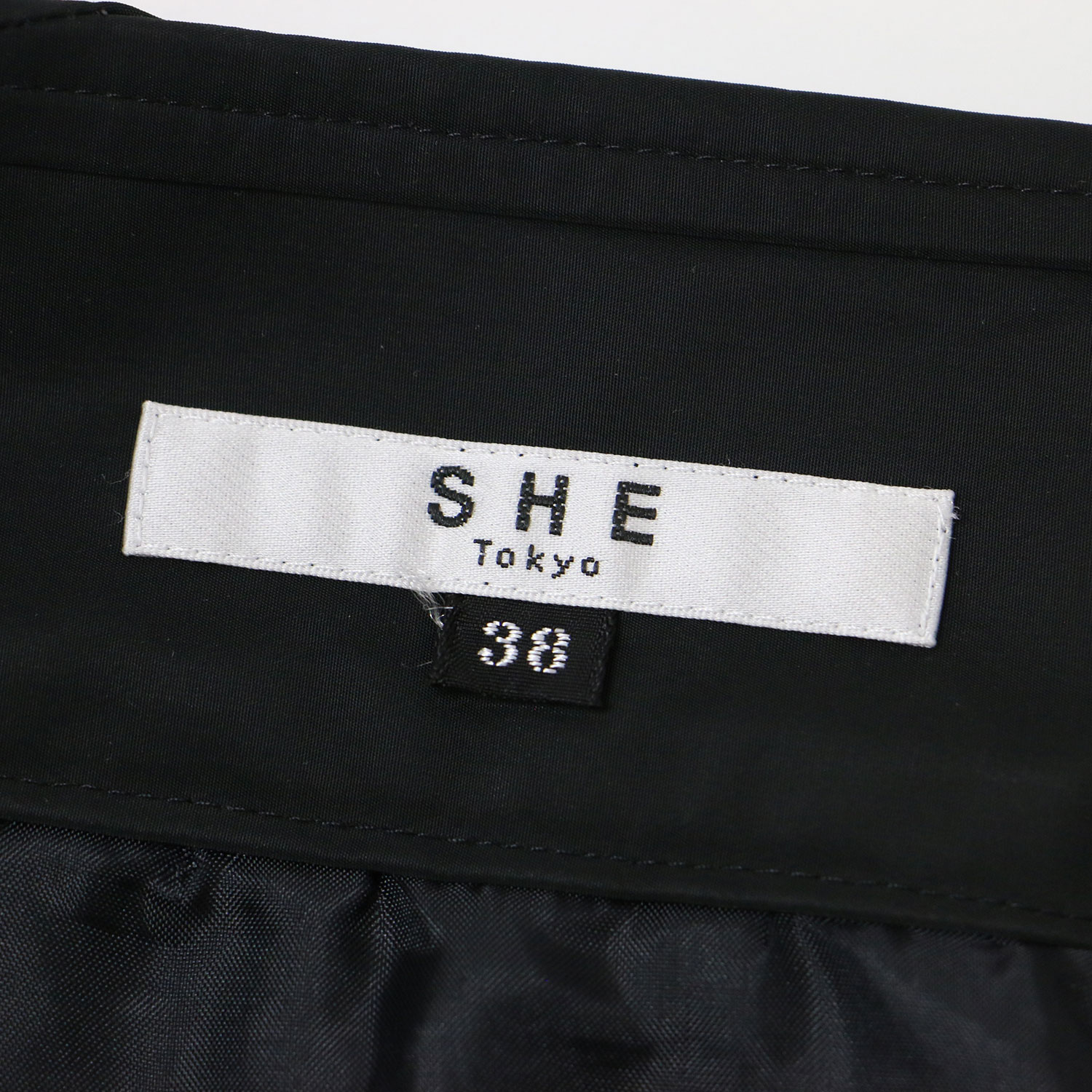 楽天市場】SHE Tokyo シートーキョー スカート ブラック 黒 サイズ:38