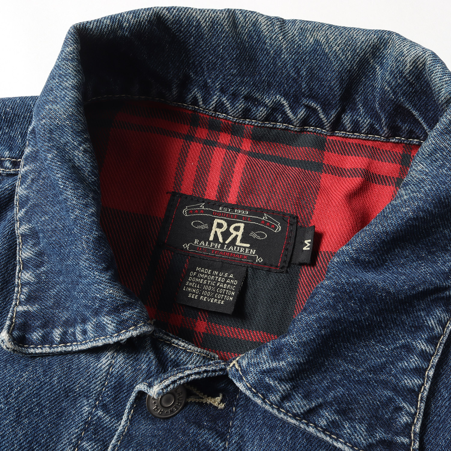楽天市場】RRL ダブルアールエル ジャケット 三つ星 裏地 チェックネル