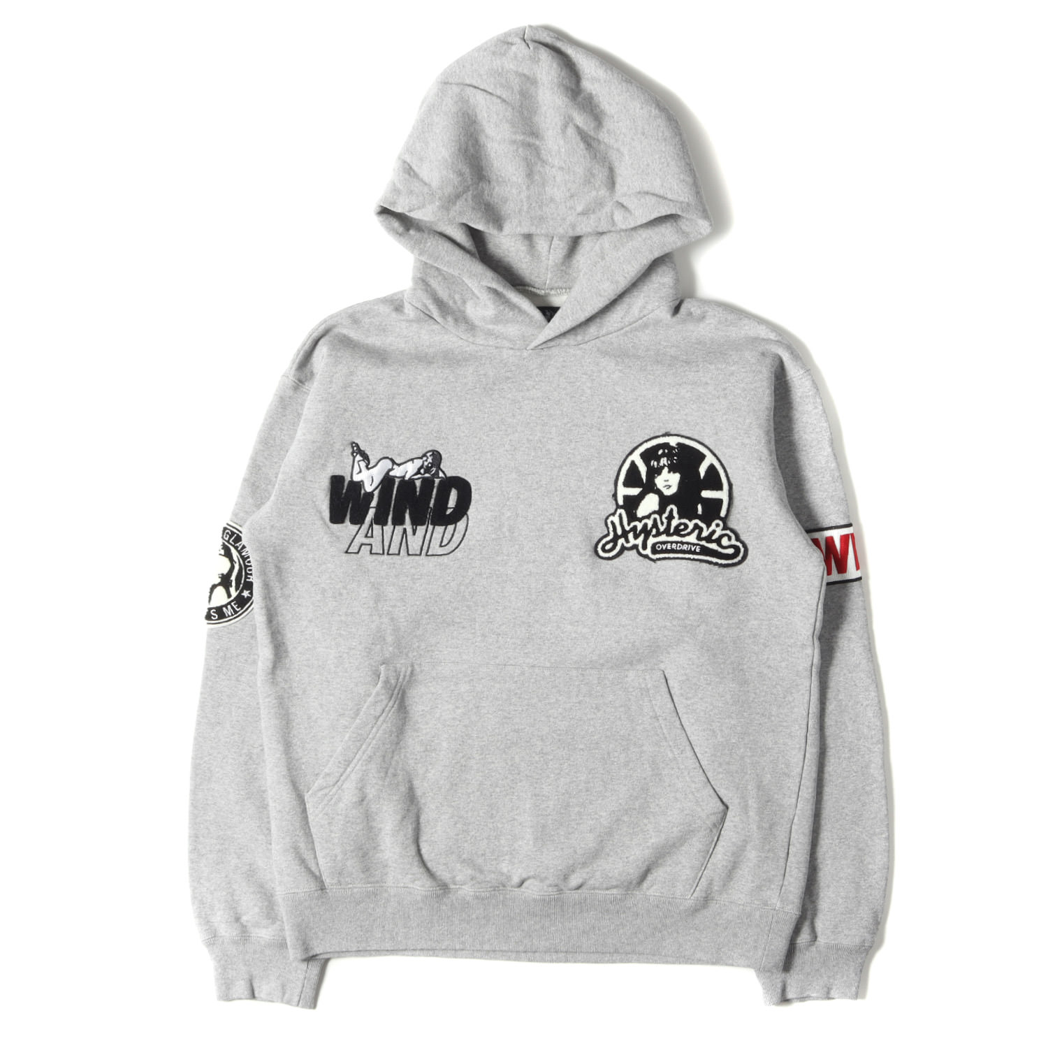 楽天市場】WIND AND SEA ウィンダンシー パーカー サイズ:M HYSTERIC