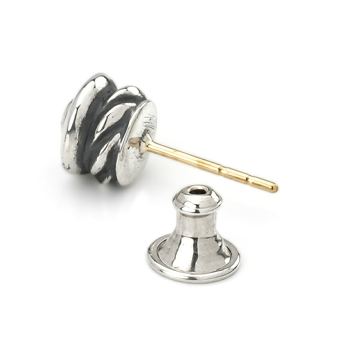 楽天市場】ロンワンズ LONE ONES カーブドスタッドイヤリング ピアス