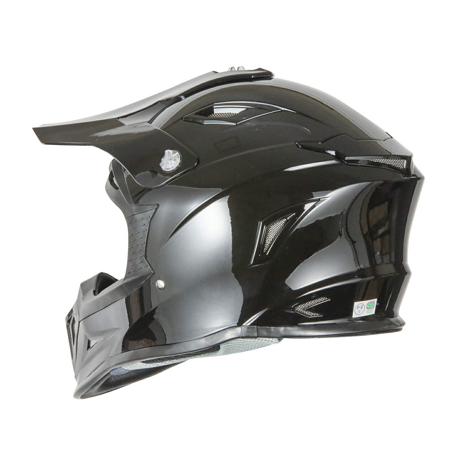 楽天市場】バイク ヘルメット オフロード ブラック マットブラック