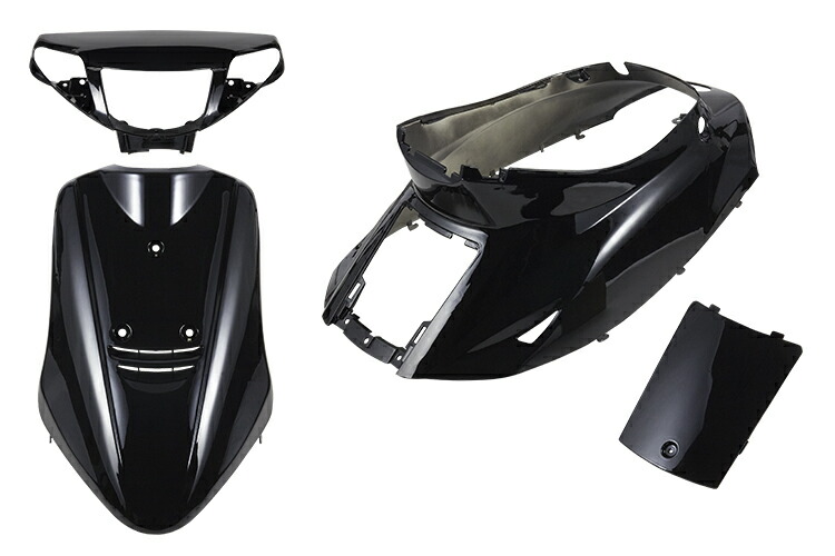 楽天市場】ヤマハ ジョグ 3KJ 外装カウルセット 4点 黒 ブラック JOG