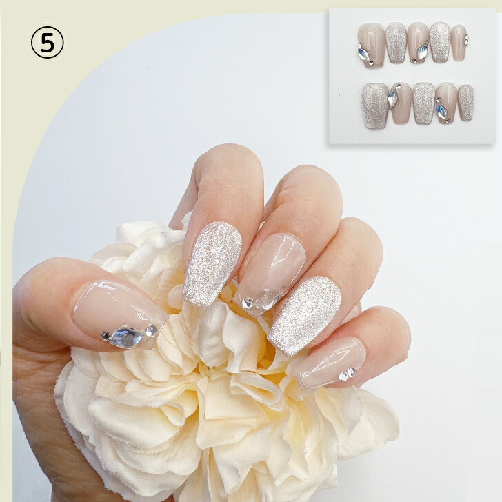 楽天市場】ネイルチップ ミディアムオーバルの通販