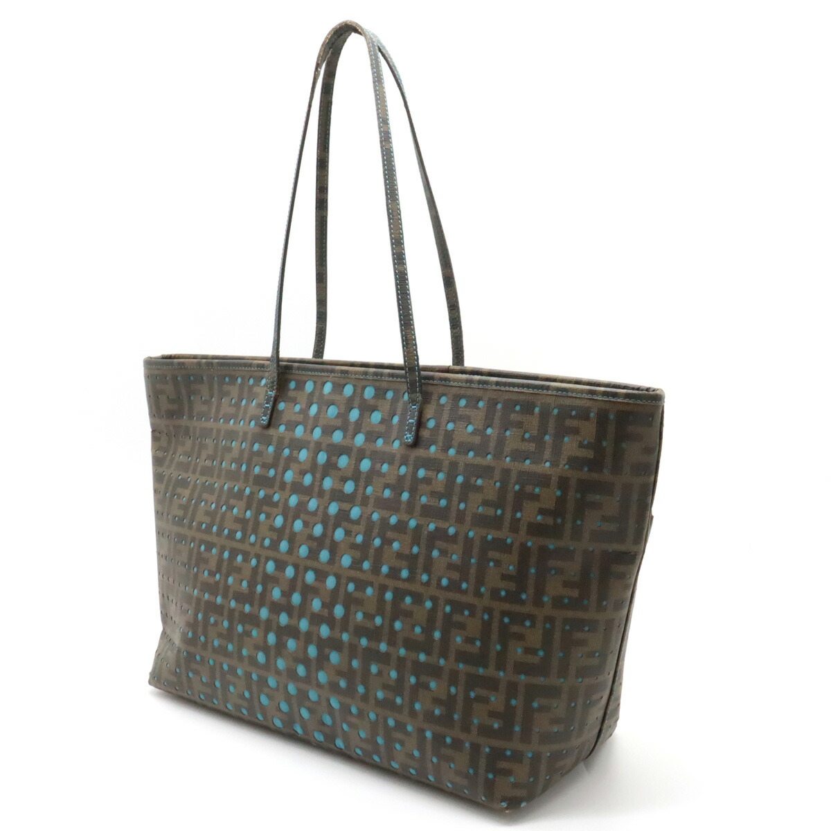 楽天市場】【バッグ】FENDI フェンディ ズッカ柄 パンチング トート