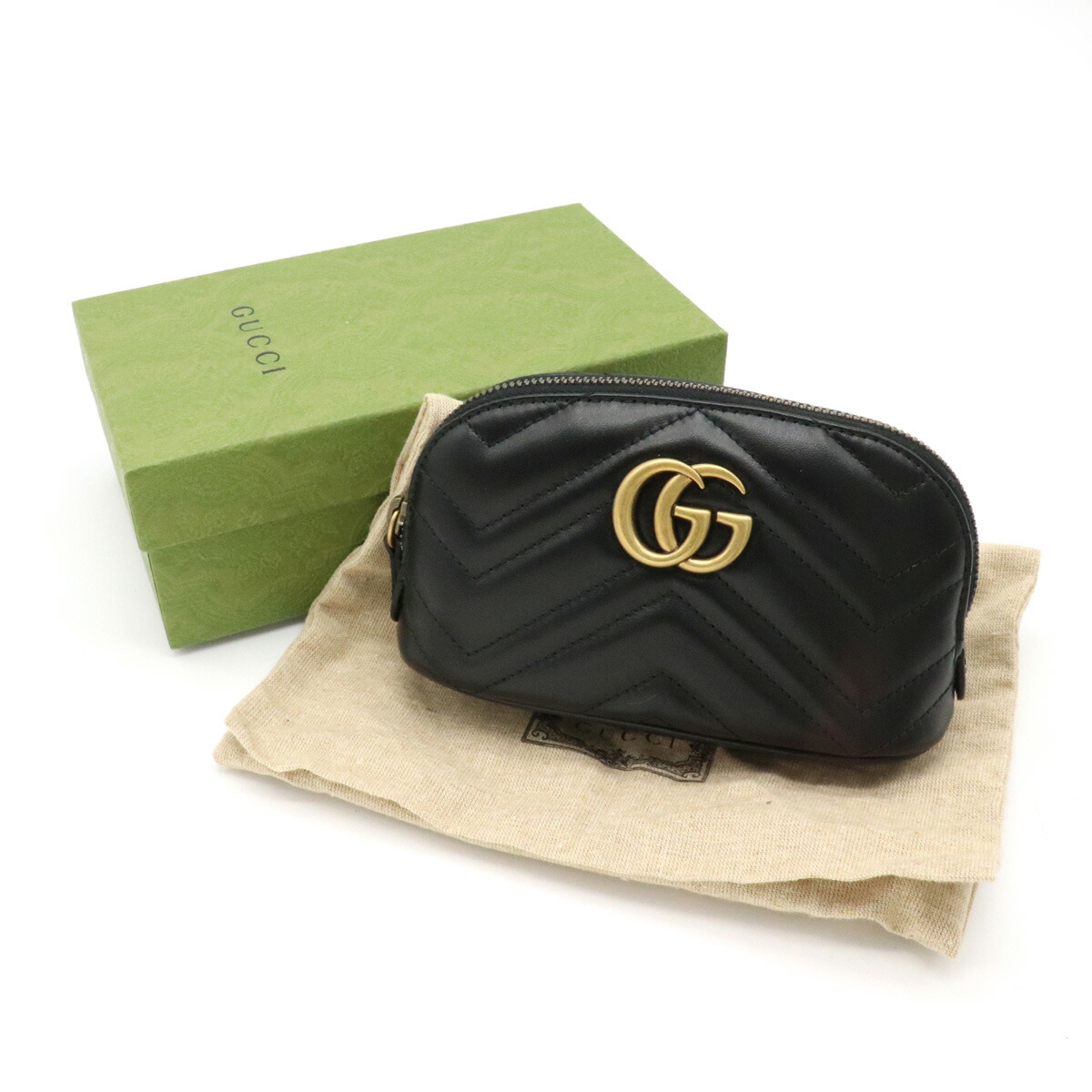 楽天市場】【バッグ】GUCCI グッチ GGマーモント コスメティックケース