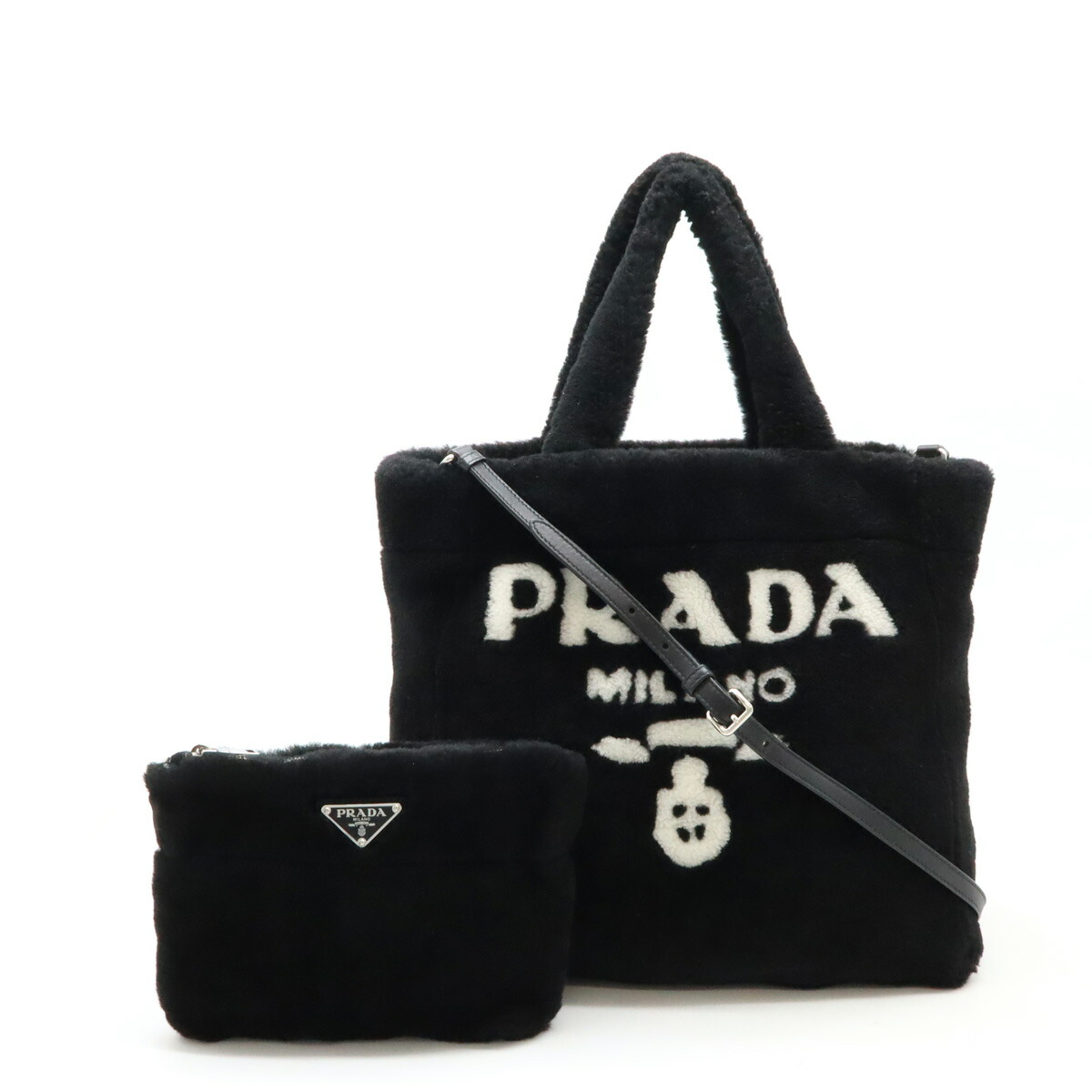 楽天市場】PRADA プラダ テリー トートバッグ ショルダーバッグ 2WAY