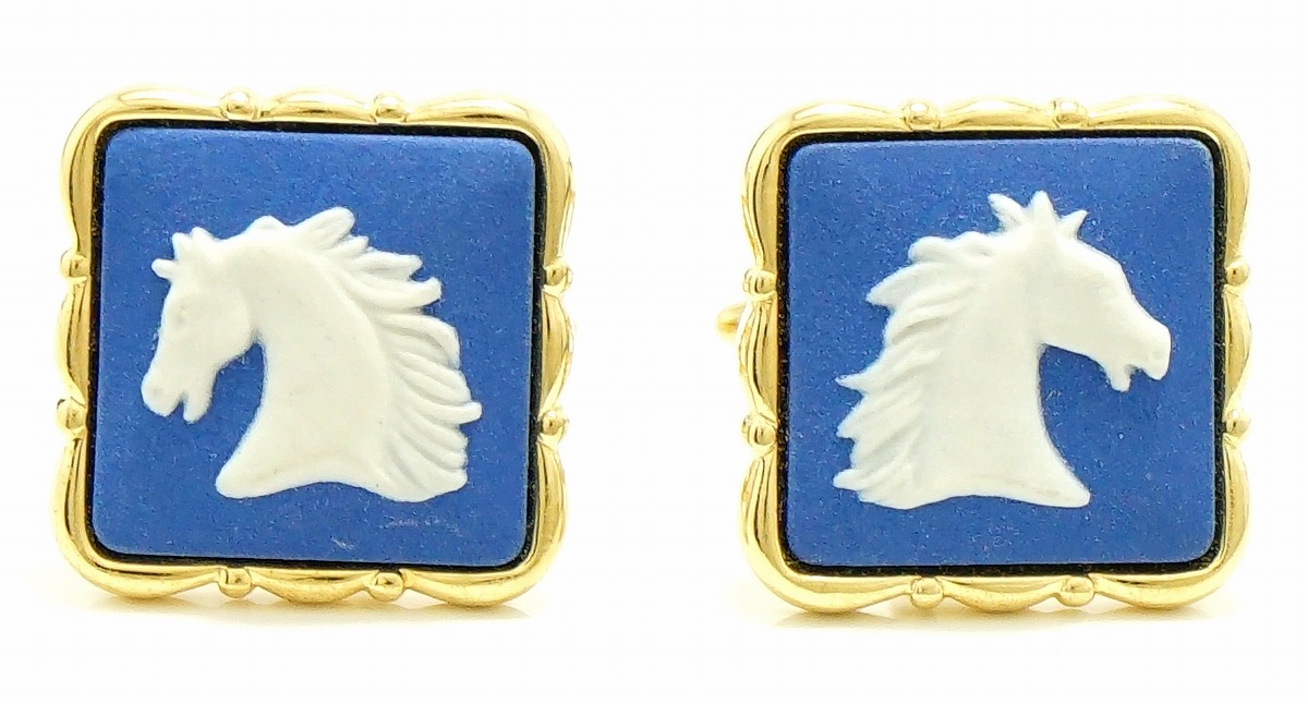 楽天市場】【ジュエリー】WEDGWOOD ウェッジウッド カフス 馬 ホース