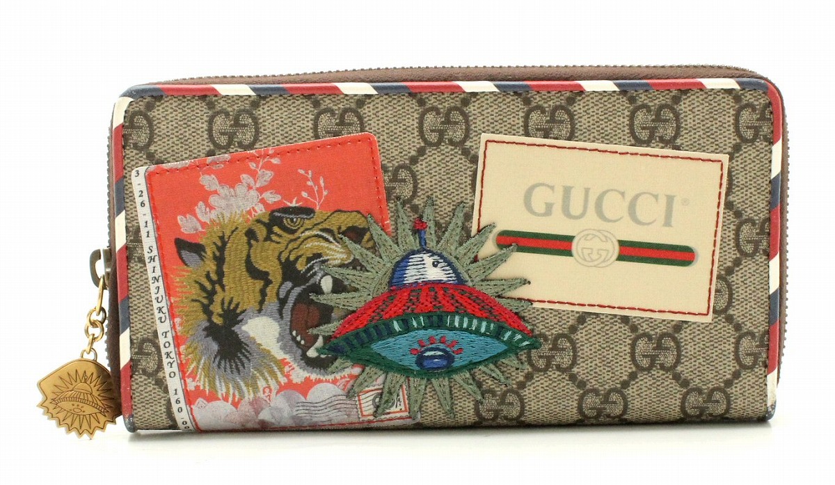 楽天市場】【財布】GUCCI グッチ クーリエ GGスプリーム ジップ