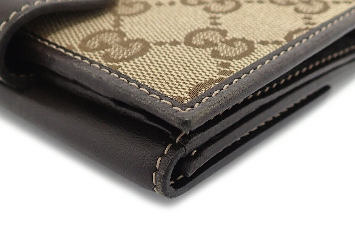 楽天市場】【財布】GUCCI グッチ GGキャンバス Wホック財布 ダブル