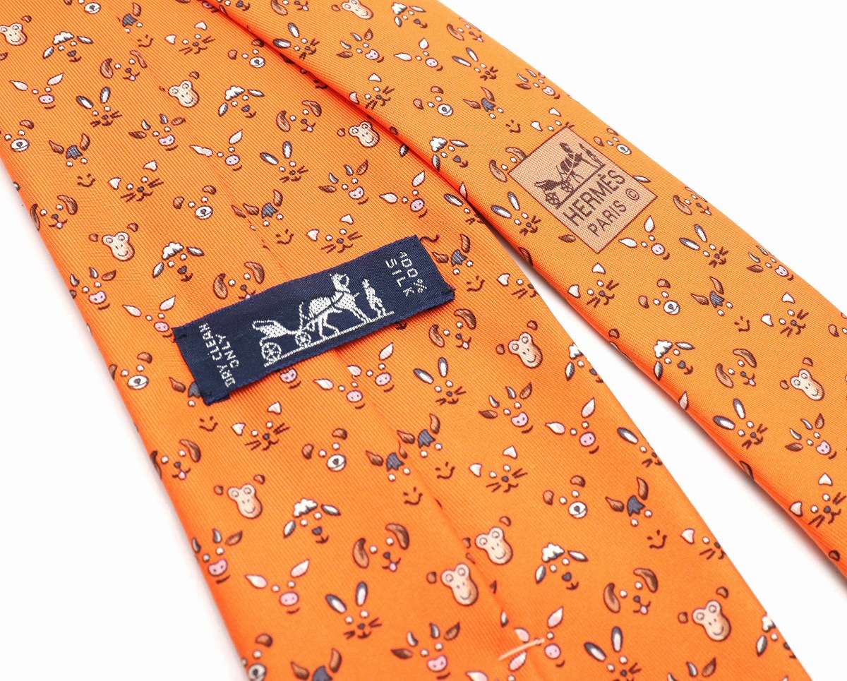 楽天市場】【アパレル】HERMES エルメス ネクタイ アニマル 動物