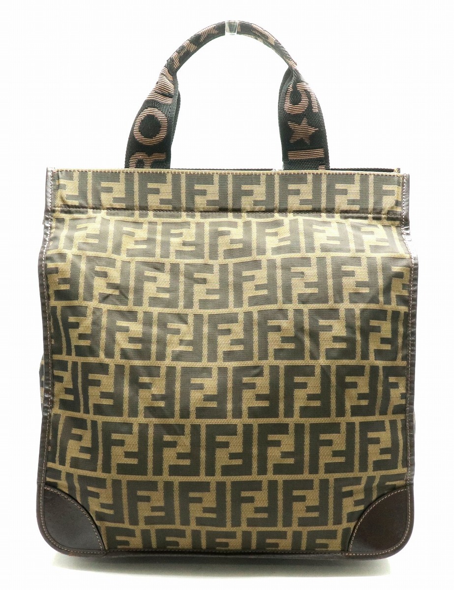 楽天市場】【バッグ】FENDI フェンディ ズッカ柄 ハンドバッグ トート
