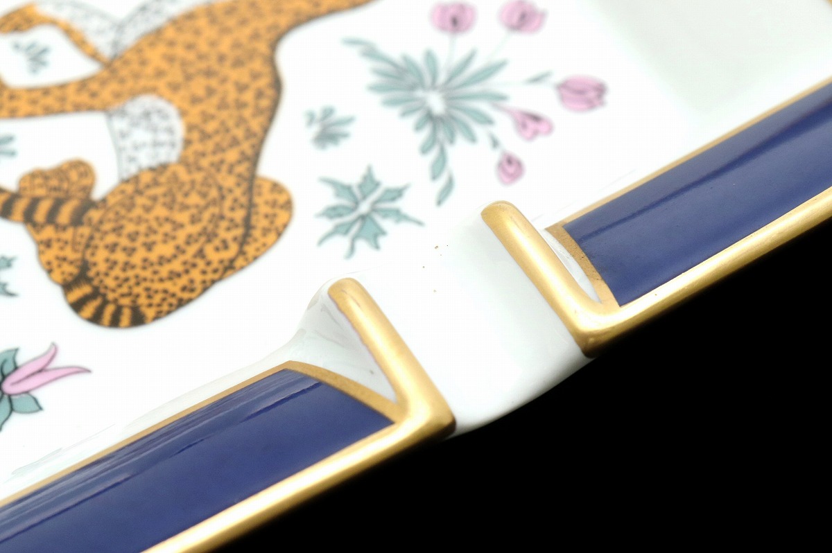 楽天市場】HERMES エルメス アッシュトレイ 灰皿 ヒョウ 豹 陶器