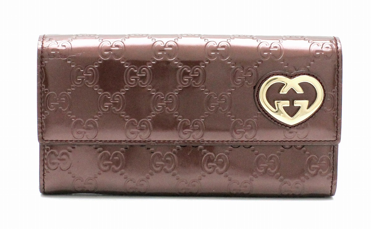 楽天市場】【財布】GUCCI グッチ LOVELY ラブリー グッチシマ パテント