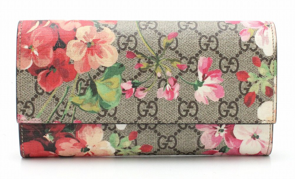 楽天市場】【財布】GUCCI グッチ GGブルームス GGスプリーム フラワー