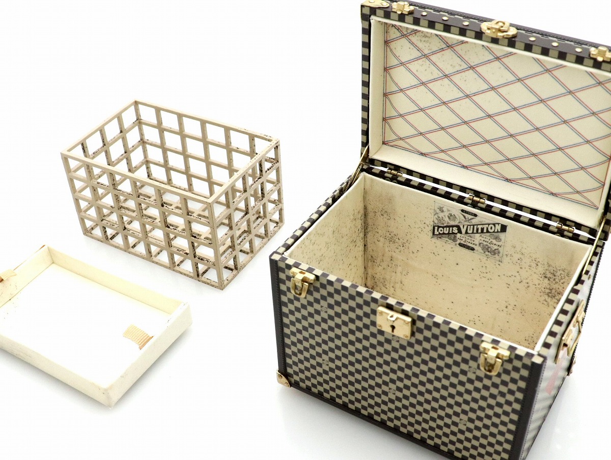 楽天市場】LOUIS VUITTON ルイ ヴィトン マルシャポー ダミエ トランク