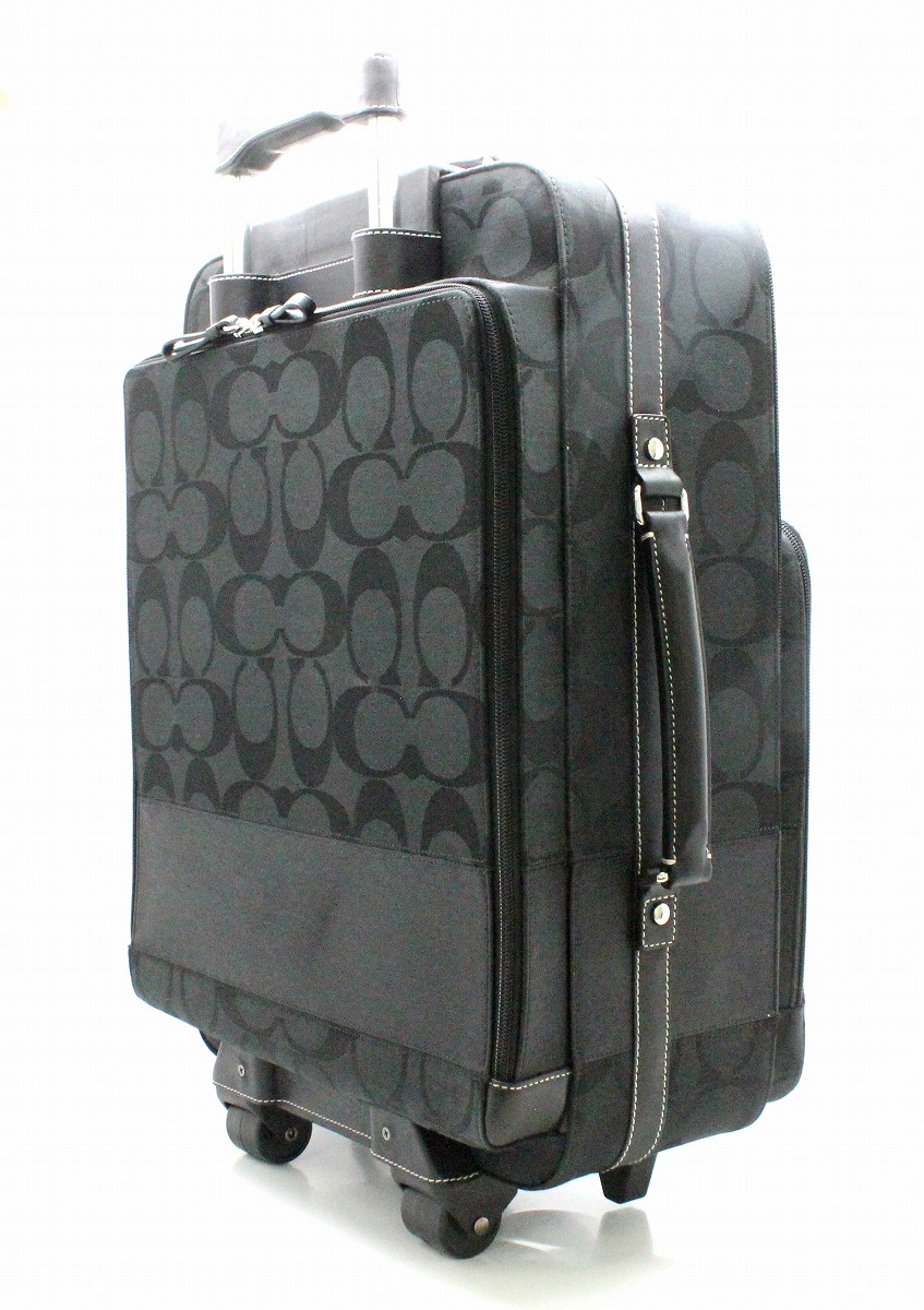 楽天市場】【未使用品】【バッグ】COACH コーチ シグネチャー キャリー