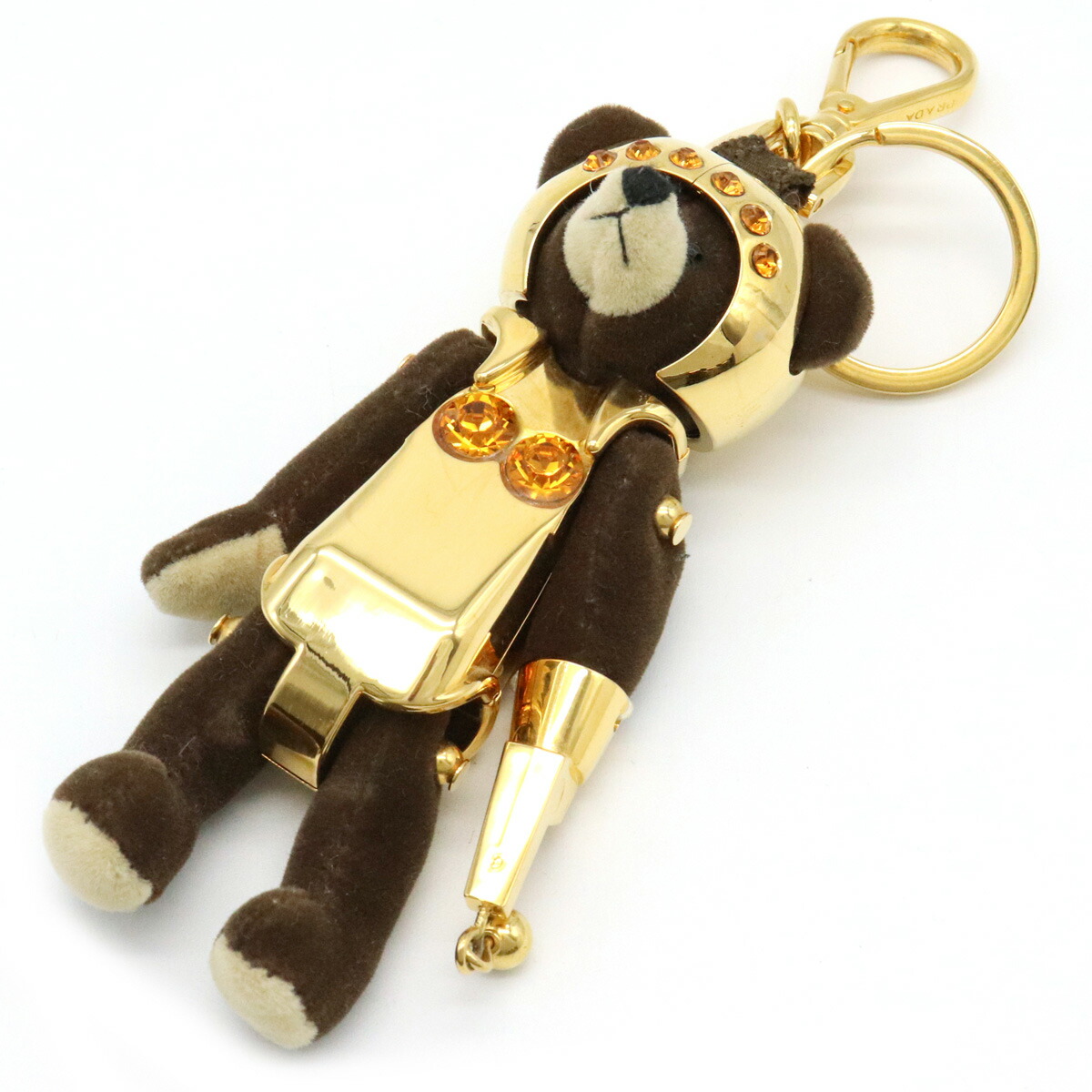 楽天市場】PRADA プラダ テディベア くま ロボット 鎧 チャーム