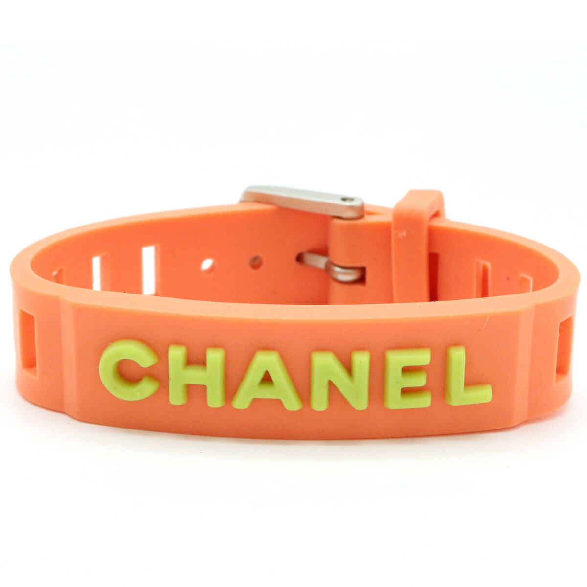 楽天市場】【ジュエリー】CHANEL シャネル ラバー ブレスレット ロゴ