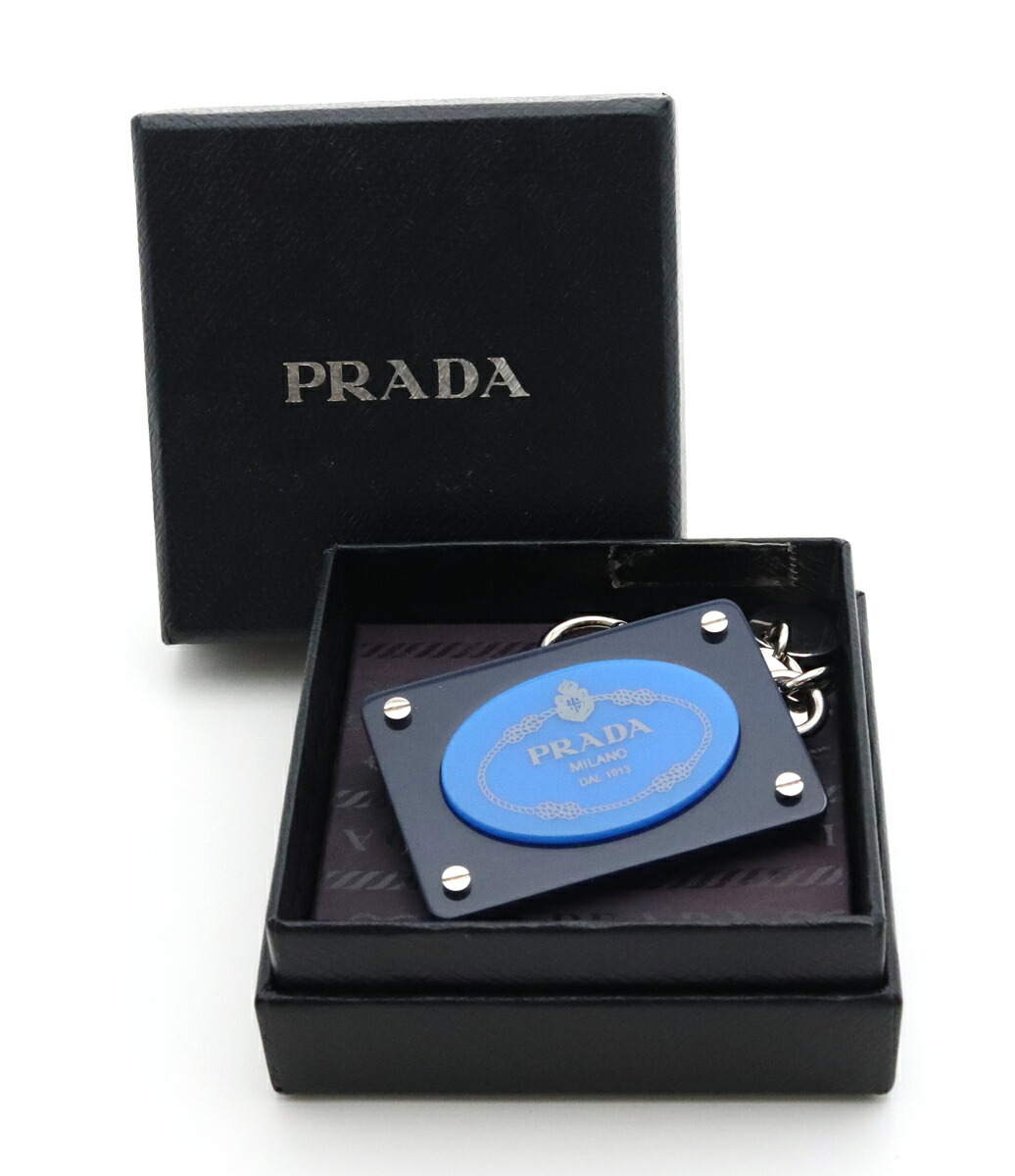 楽天市場】PRADA プラダ キーリング キーホルダー バッグチャーム
