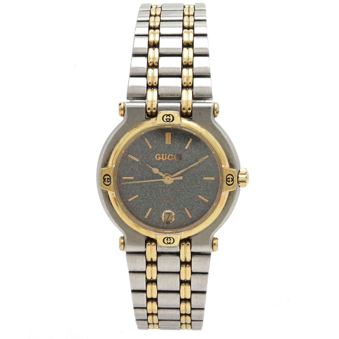 楽天市場】【ウォッチ】GUCCI グッチ デイト グレー文字盤 レディース