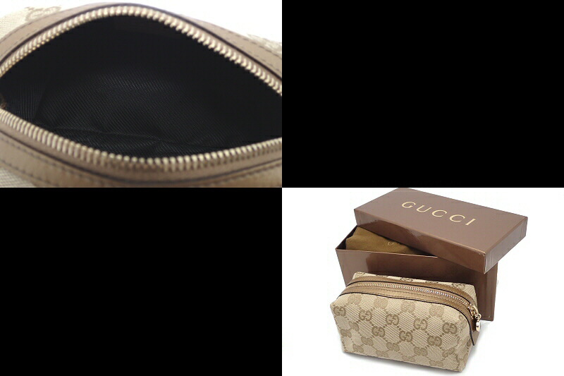 041 美品 ボディバッグ ウエストポーチ GGキャンバス xd6 041 美品