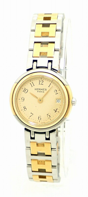 楽天市場】【ウォッチ】HERMES エルメス ウィンザー デイト アイボリー