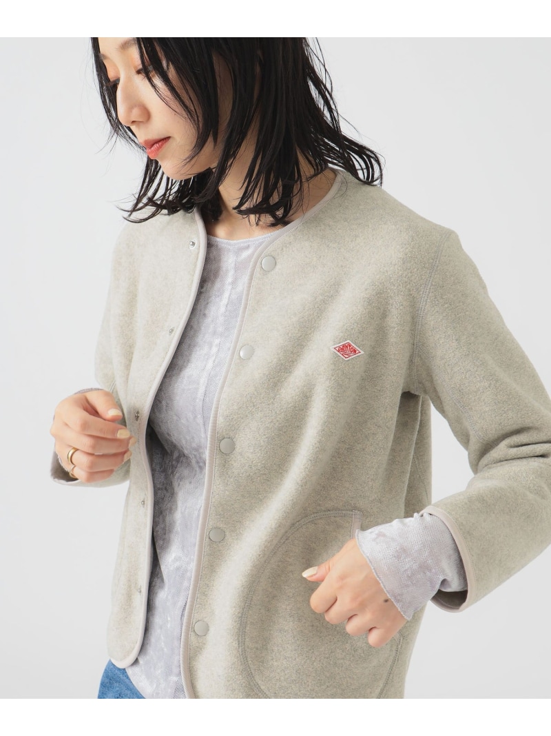 楽天市場】DANTON / ノーカラー フリース ジャケット 25AW (34~36