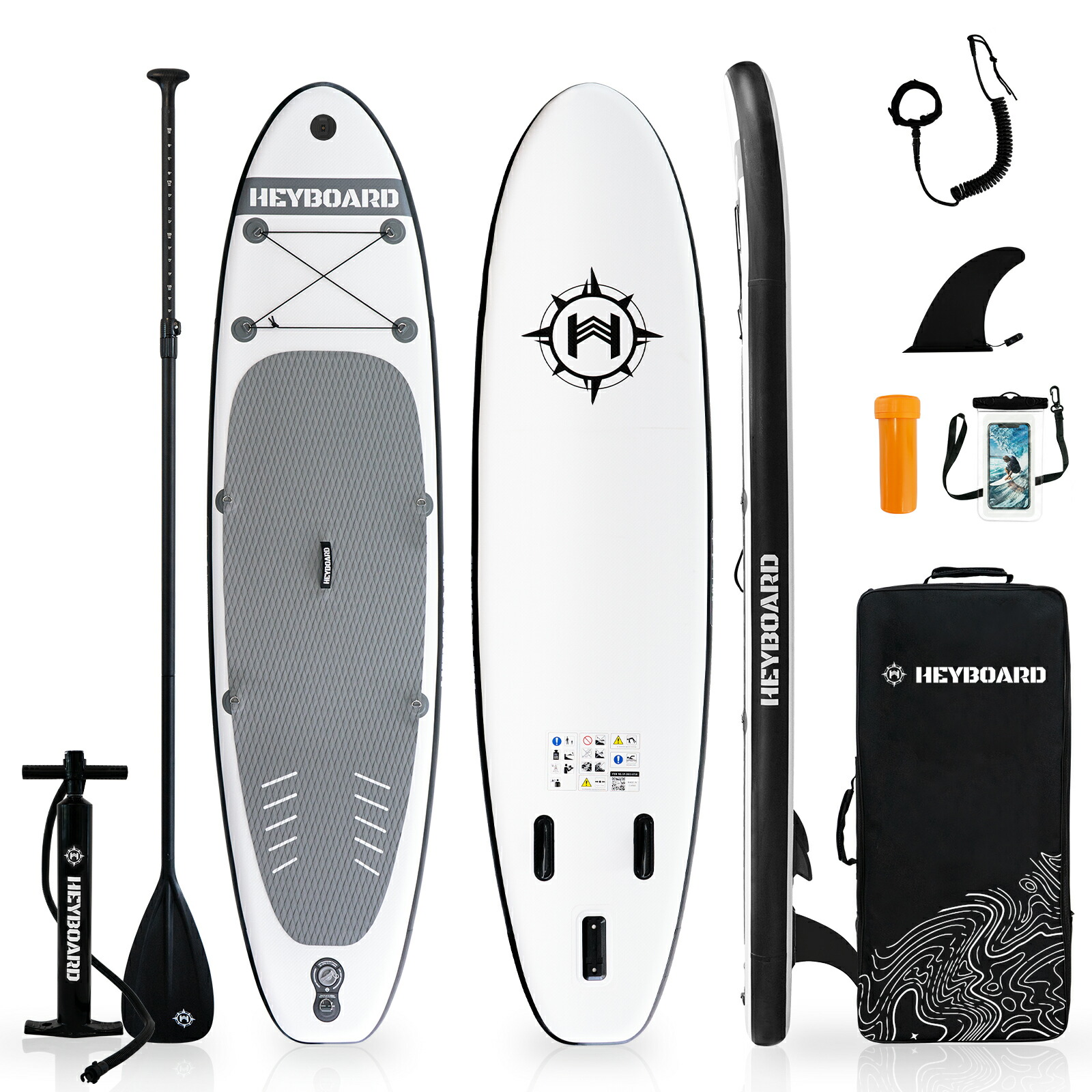 楽天市場】【送料無料】HeyBoard 超軽量supボード スタンドアップ