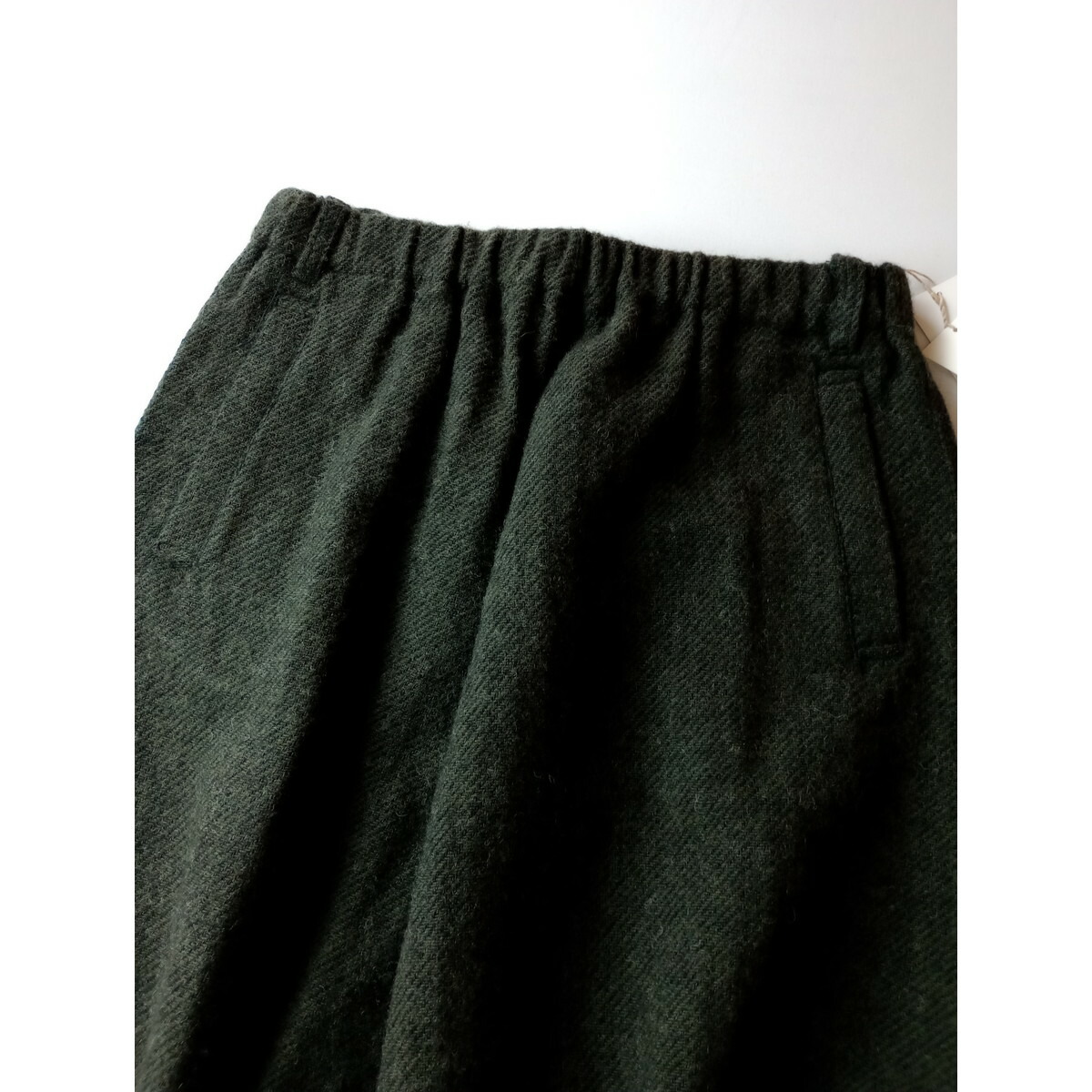 楽天市場】nest Robe ネストローブ ウール サルエル パンツ カーキ F