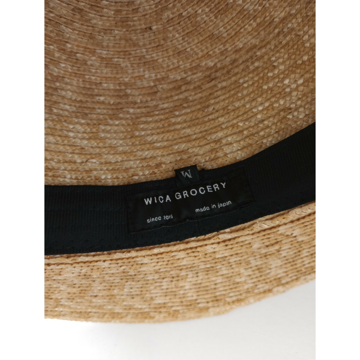 楽天市場】wicagrocery ウィカグロサリー ストローハット 麦わら帽子