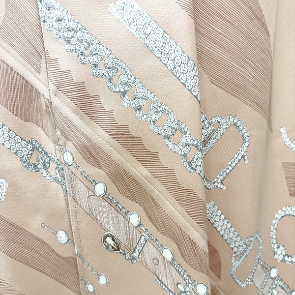 楽天市場】エルメス スカート 正装のエチュード シルク ピンクベージュ