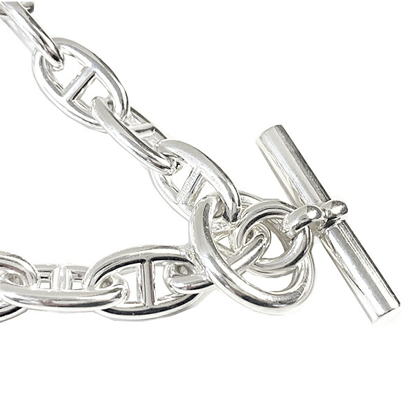 楽天市場】《 新品 》 エルメス シェーヌダンクル GM 16コマ シルバー