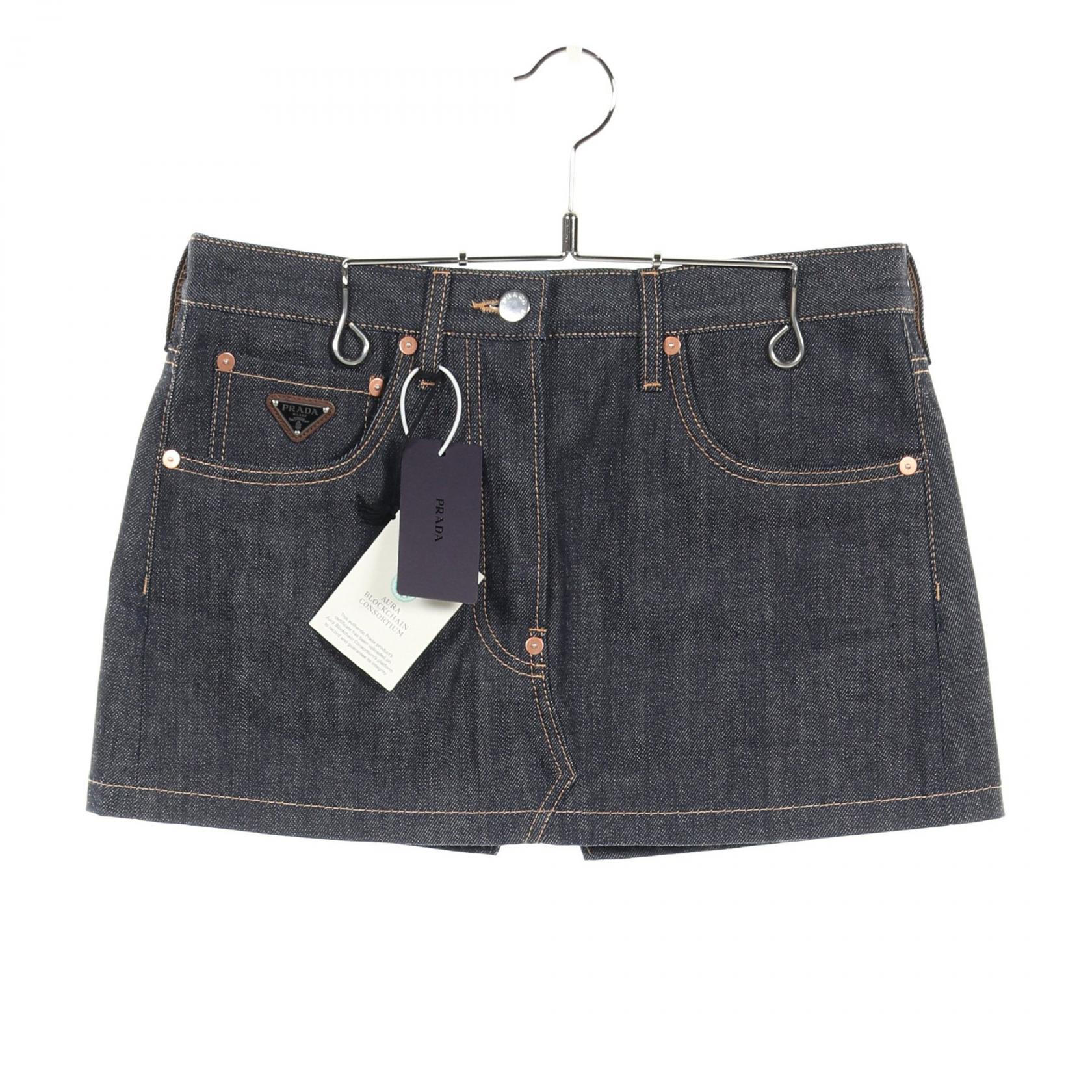 楽天市場】プラダ PRADA セルビッチデニム ミニスカート スカート 衣料