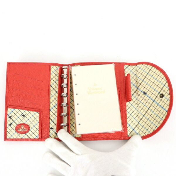 楽天市場】未使用品【ヴィヴィアンウエストウッド】システム手帳/手帳