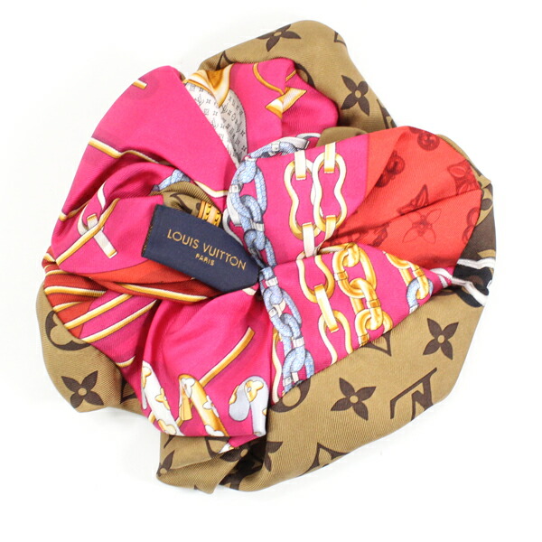 楽天市場】ルイヴィトン シュシュ トロシュー シルク ヘアゴム 髪留め