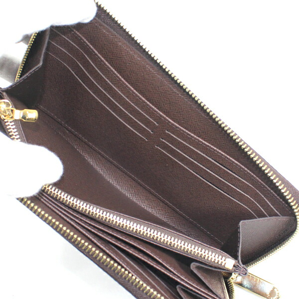楽天市場】ルイヴィトン ラウンドファスナー長財布 ダミエ 茶 ブラウン